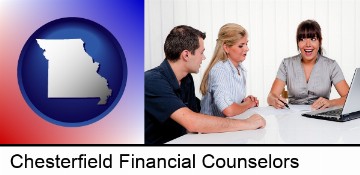 a financial counseling session in Chesterfield, MO