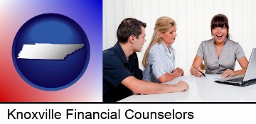 a financial counseling session in Knoxville, TN