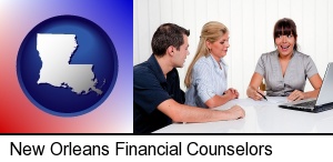 New Orleans, Louisiana - a financial counseling session