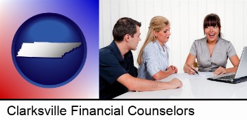 a financial counseling session in Clarksville, TN