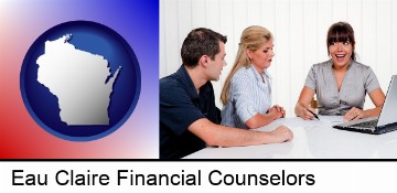 a financial counseling session in Eau Claire, WI