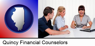 a financial counseling session in Quincy, IL