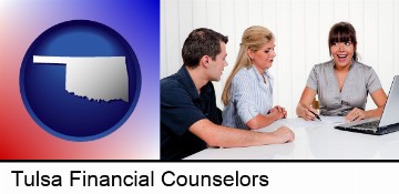 a financial counseling session in Tulsa, OK